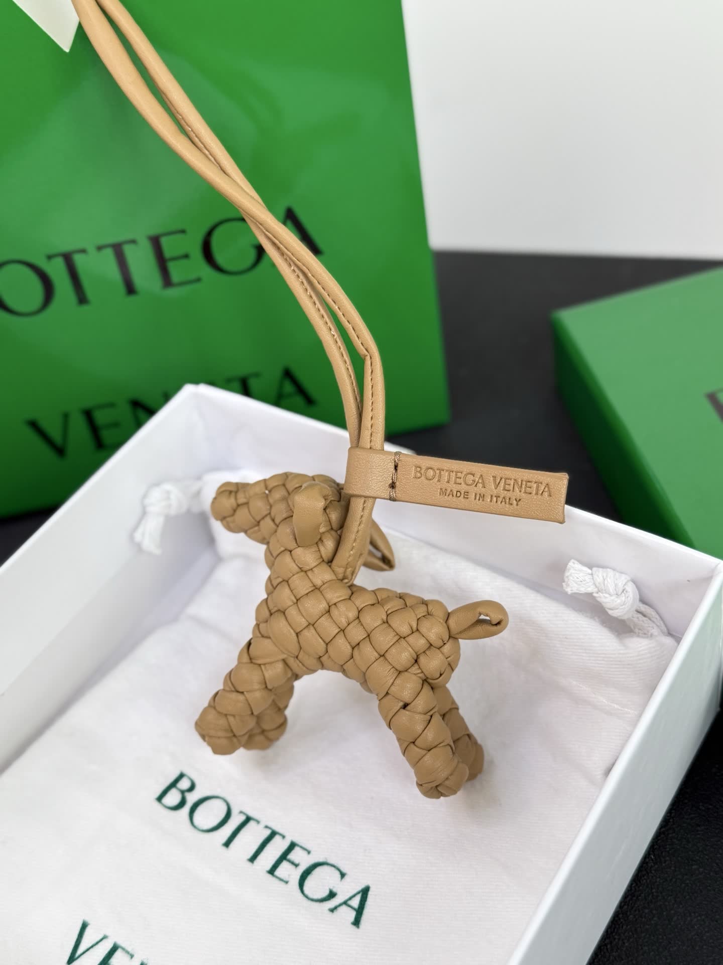 Bottega Veneta Leather Lamb Charm